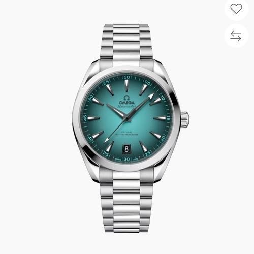 OMEGA SEAMASTER AQUA TERRA 150M TURQUOISE DIAL