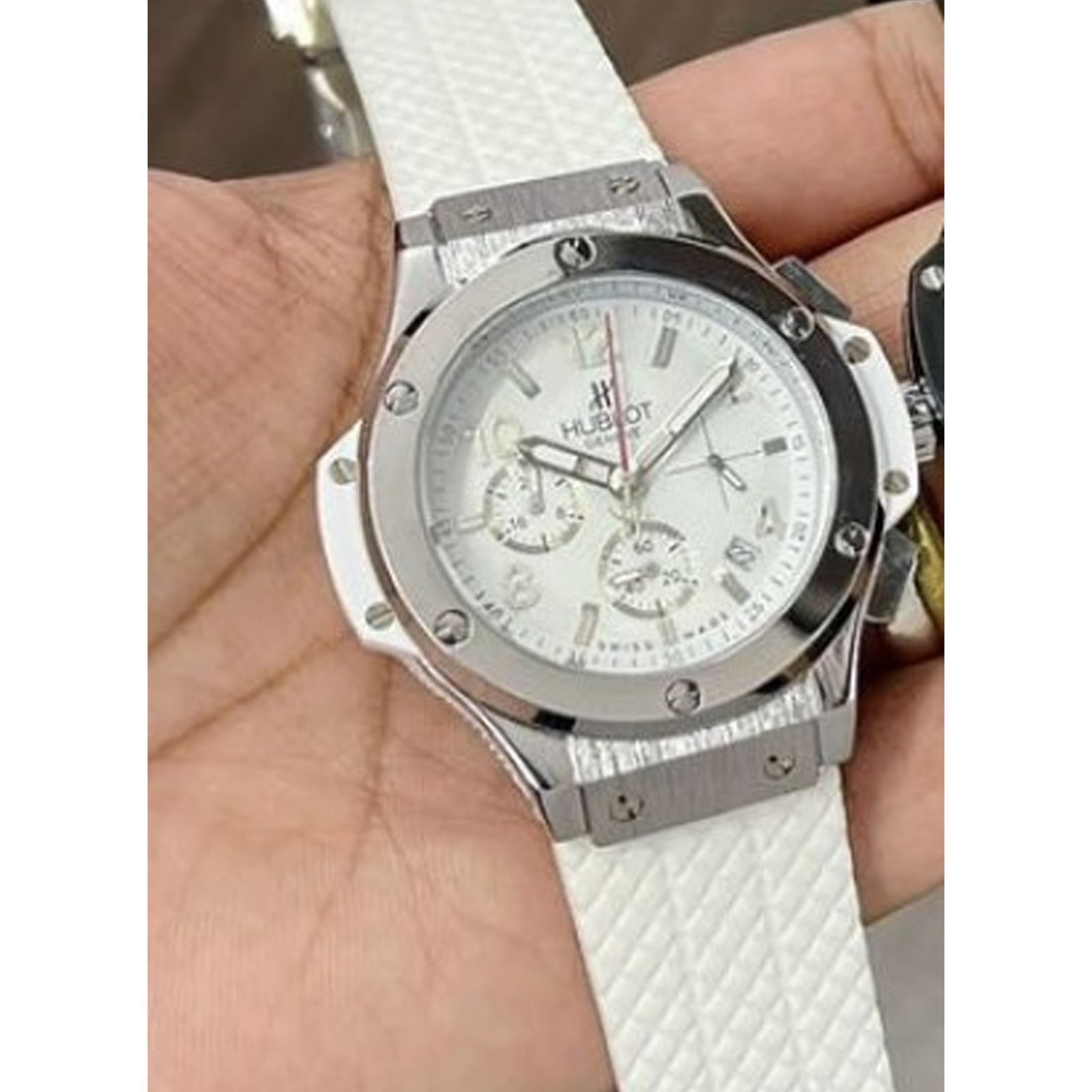 HUBLOT BIG BANG Silver White.